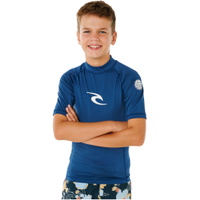 Junior Waves UPF Short Sleeve Rash Vest